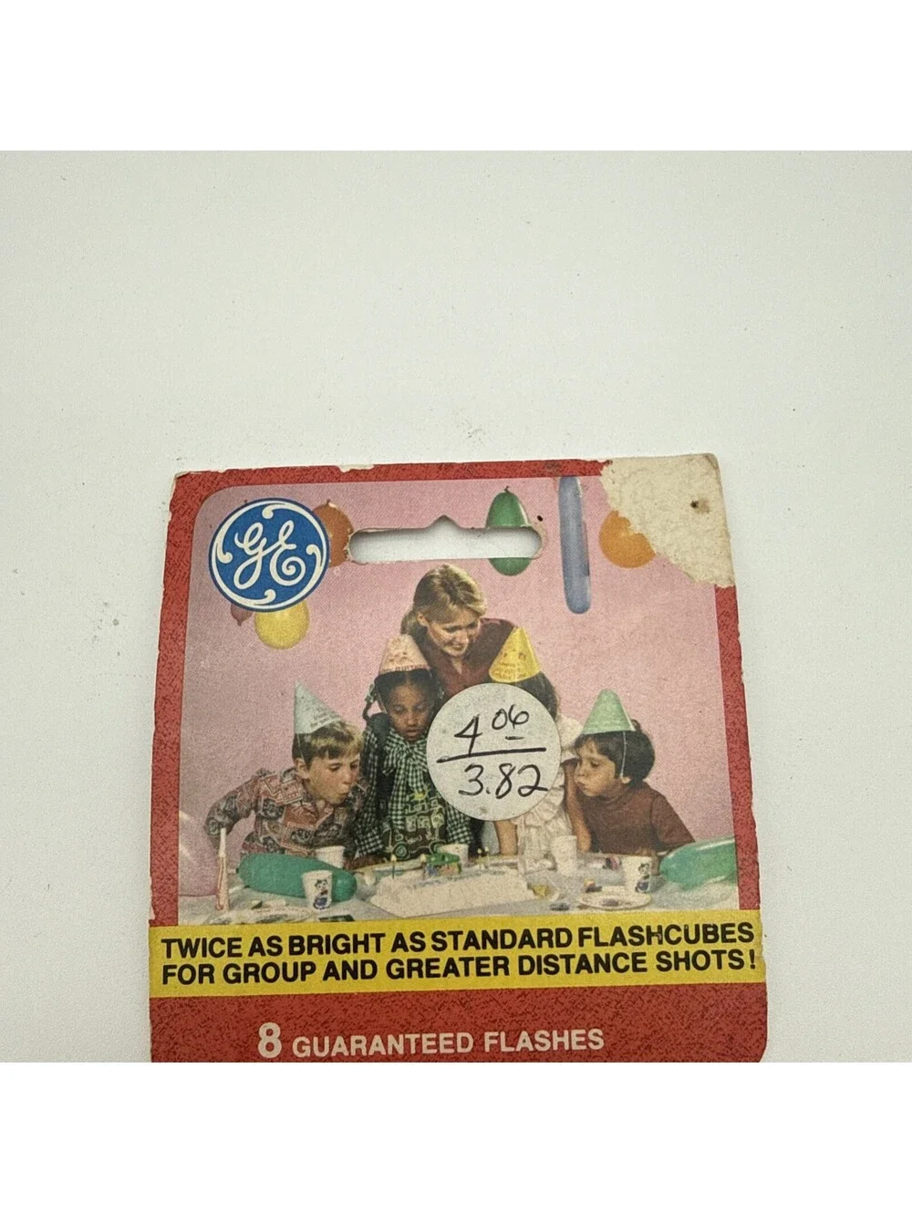 GE HI-POWER FLASH CUBES for Polaroid Focused Flash Cameras in Original Box Two